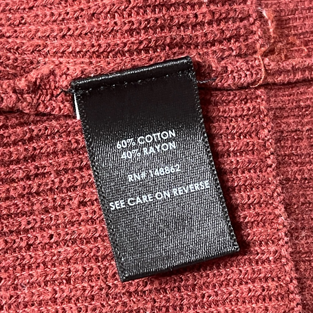 Torrid Ribbed Knit Cold Shoulder Sweater 2X Rust Cut‎ Out Back - Picture 8 of 8
